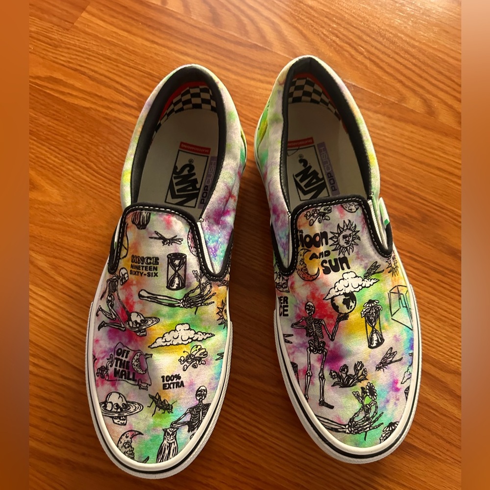 Vans Multicolor Graphic Slip-On Sneakers